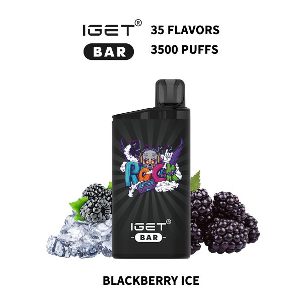 IGET BAR 3500Puffs BLACKBERRY ICE (3PCS)